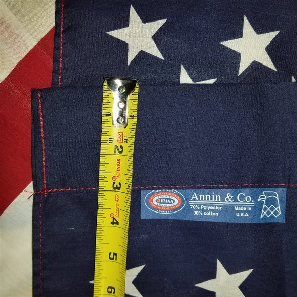 Annin 4' x 2 1/2' Poly-Cotton American Flag   NWOT - Picture 3 of 4